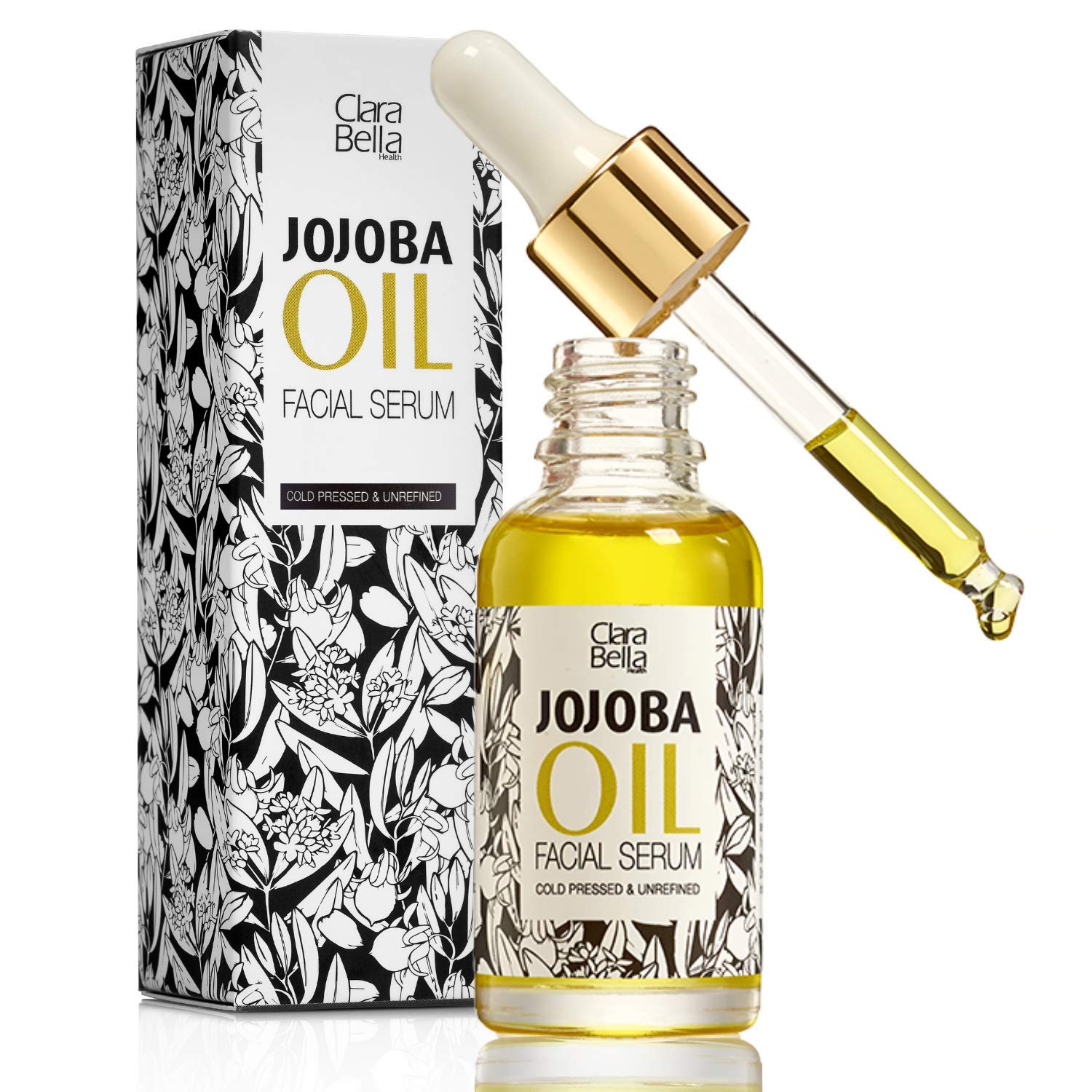 Organic Jojoba Oil Face Serum, Anti Aging Serum, Wrinkle Reduction