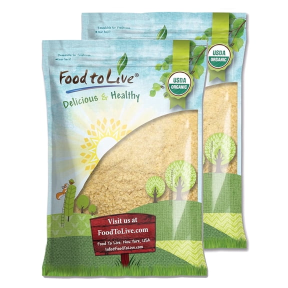 Organic KAMUT Khorasan Wheat Flour, 20 Pounds Non-GMO, Kosher, Raw, Vegan by Food to Live