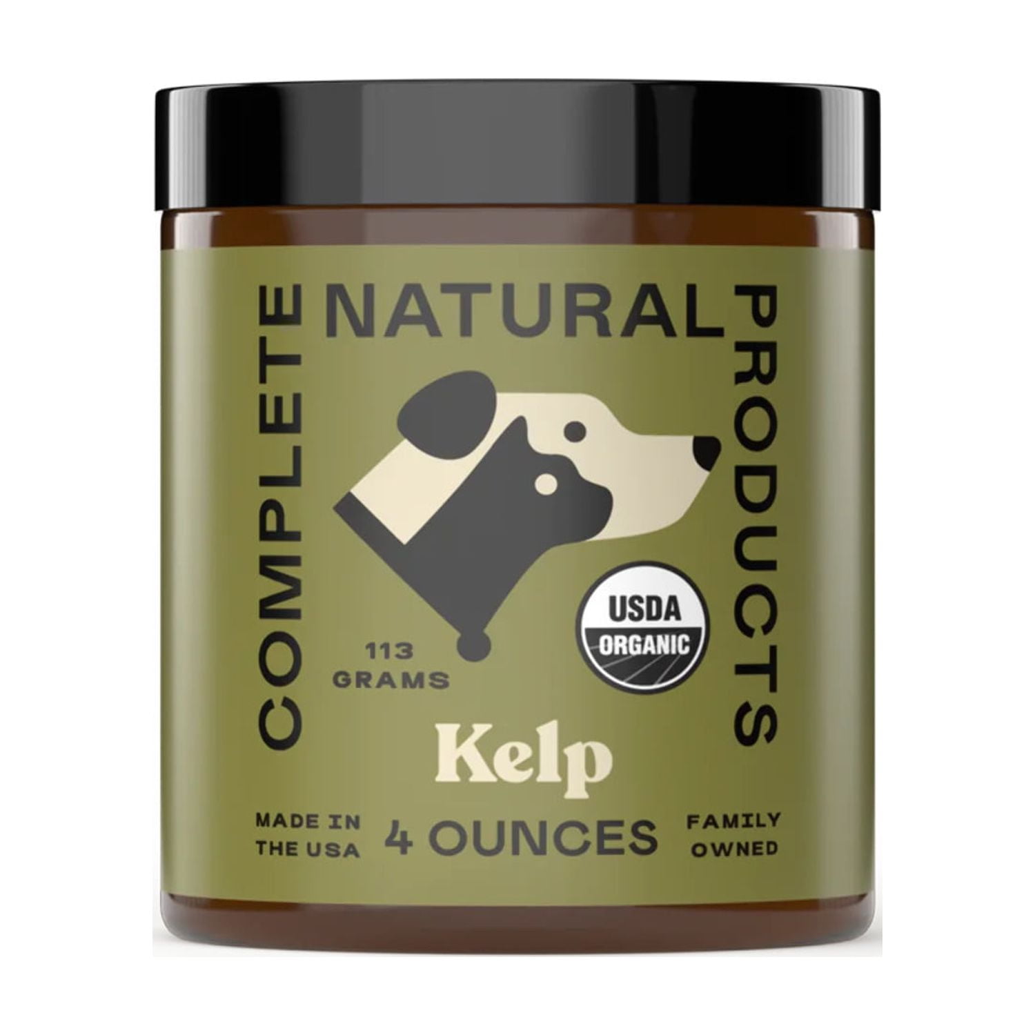 Organic Kelp Powder for Dogs, Cats, & Pets 4oz Pet Supplement