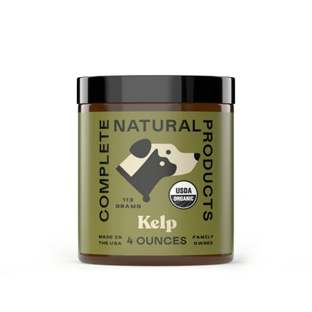 Organic Kelp Powder for Dogs, Cats, & Pets - 4oz Pet Supplement, Organic Sea Kelp, Nutritional Mineral & Vitamin Support