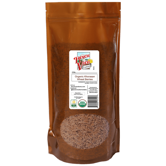Organic Khorasan Wheat Berries - 3lbs