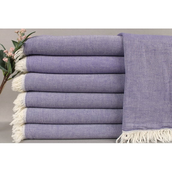 Organic Kitchen Towel, Custom Dish Towel, Purple Towel, Solid Towel, 24x40 Inches Personalized Gifts, Bath Decor Towel, Camping Towel,