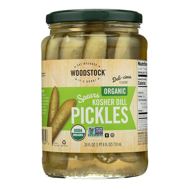 Organic Kosher Dill Pickle; Spears