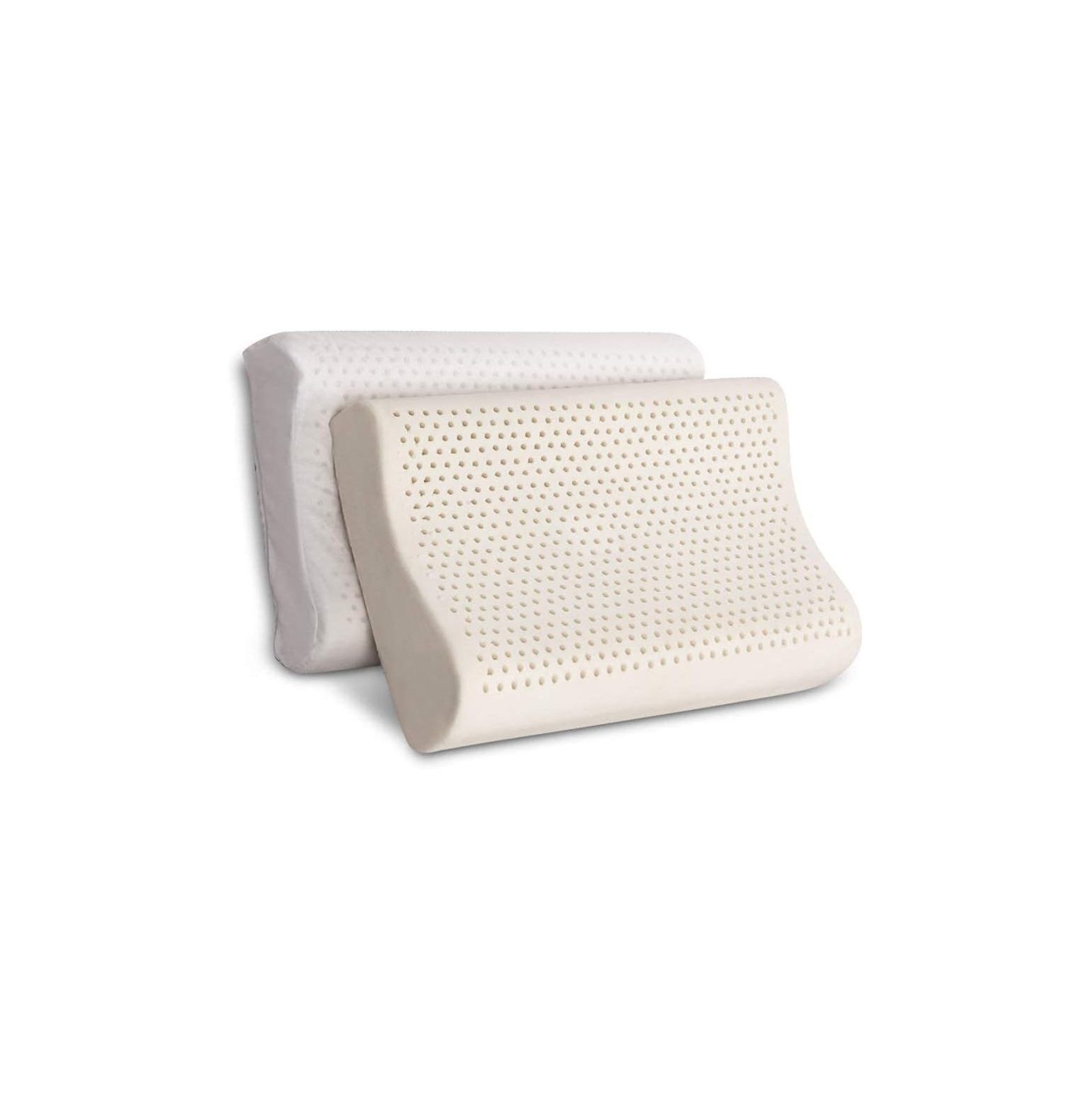 Organic Latex Contour Pillow with Organic Cotton Cover for Healthy