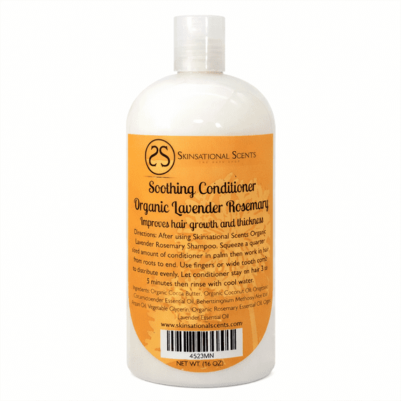 Skinsational Scents Organic Lavender Rosemary Conditioner for All Hair Types