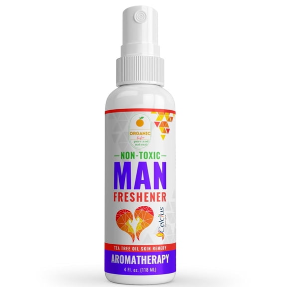 Organic Life Herbal Deodorant Spray for Men – All-Natural Tea Tree Oil Formula, 4 Fl Oz