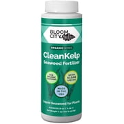 Organic Liquid Seaweed and Kelp Fertilizer Supplement by Bloom City, 8 oz Concentrated Makes 45 Gallons