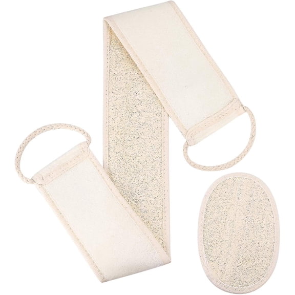 Organic Loofah For Skin Radiance, Exfoliating Loofah Sponge With Long Handle For Easy Use, Dead Skin Removal Through Eco-Friendly Egyptian Sponge For Deep Clean