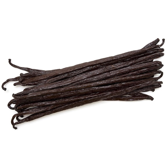 Organic Madagascar Vanilla Beans - Whole Extract Grade B Pods for Baking, Homemade Extract, Brewing, Coffee, Cooking- 1 OZ