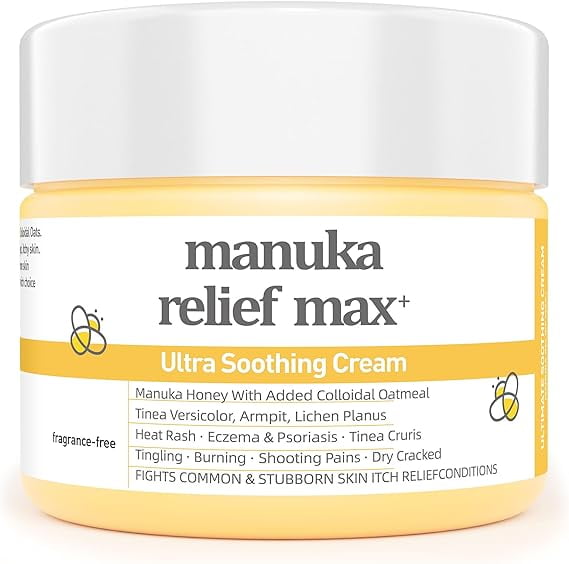 Organic Manuka Honey Lotion Cream with Colloidal Oatmeal Soothing