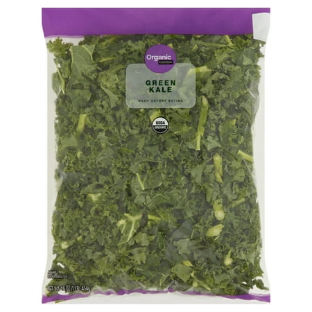 Organic Marketside Fresh Bagged Green Kale, 1 lb Bag