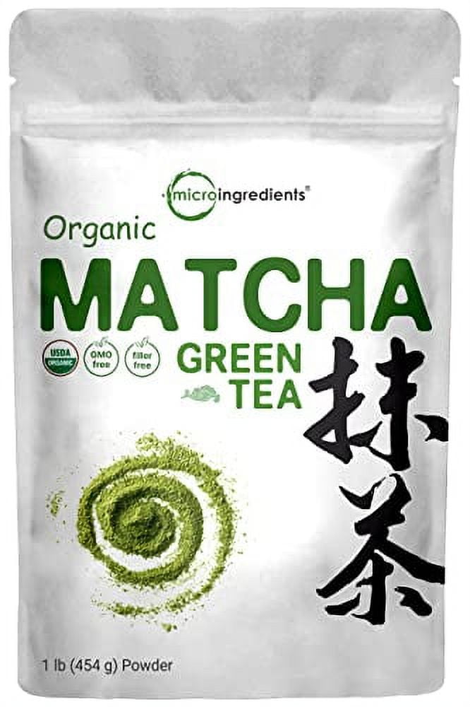 Tencha Culinary Matcha + Shaker, Pure Japanese Matcha Green Tea Powder, Sourced from Shizouka, Japan, Vegan, No Artificial Sweeteners