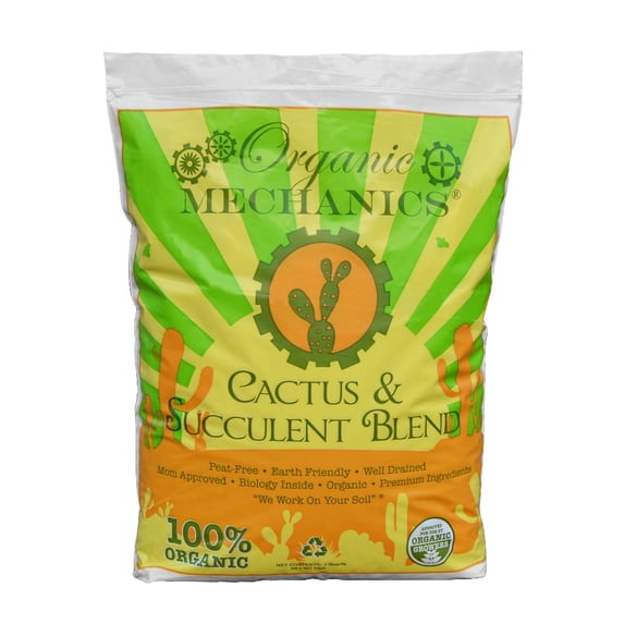 Organic Mechanics Cactus and Succulent Blend Potting Soil, 2qt
