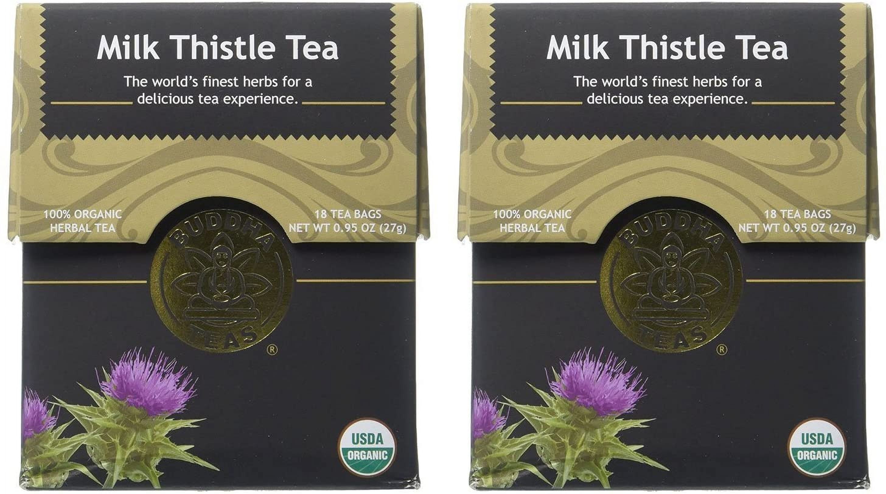 Organic Milk Thistle Tea Kosher, Caffeine Free, GMOFree 18 Bleach