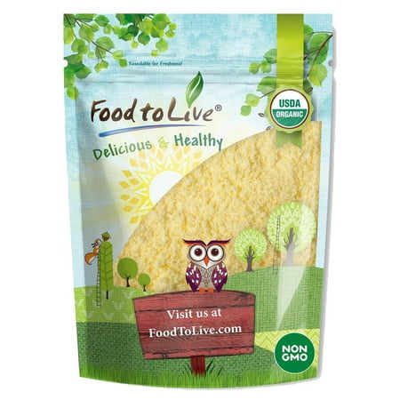 Organic Millet Flour, 0.5 Pounds — Non-GMO, Kosher, Raw, Vegan — by Food to Live