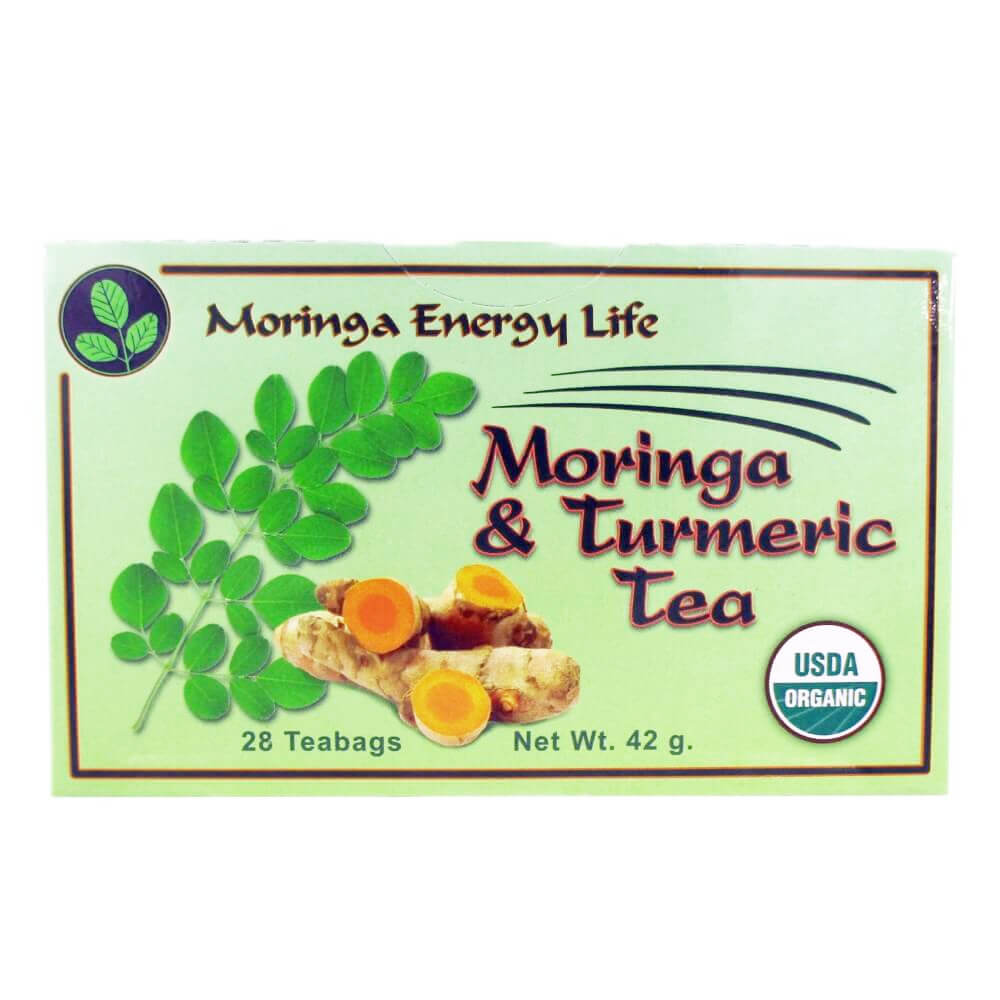 Organic Moringa Turmeric Tea by Moringa Energy Life, 28 Tea Bags