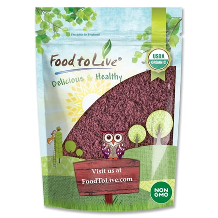 Organic Mulberry Juice Powder, 0.75 Pounds — Non-GMO, Kosher, Raw, Vegan — by Food to Live