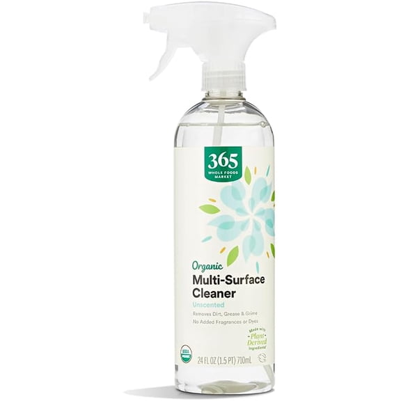 Organic Multi-Surface Cleaner, Unscented, 24 Fl Oz