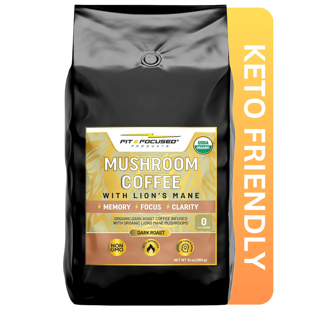Organic Mushroom Coffee with Lion's Mane by Fit and Focused Gourmet