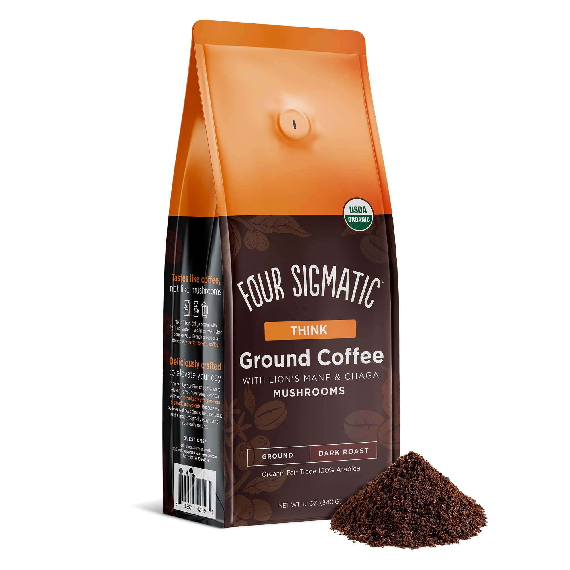 https://i5.walmartimages.com/seo/Organic-Mushroom-Ground-Coffee-Four-Sigmatic-Dark-Roast-Fair-Trade-Gourmet-Lion-s-Mane-Chaga-Powder-Immune-Boosting-Focus-Support-12oz-Bag_f528f47e-c489-4166-9923-f3e911d6e6b5.3d71421c14df550326bb9ed3367ffa61.jpeg