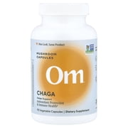 Om Mushrooms Chaga, 90 Vegetable Capsules 666 mg per Capsule