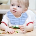 thumbnail image 1 of Organic Muslin Baby Bib Adjustable Unisex Feeding Dribble Bandana Neck Cover for Girls and Boys Soft Absorbent Washable, 1 of 5