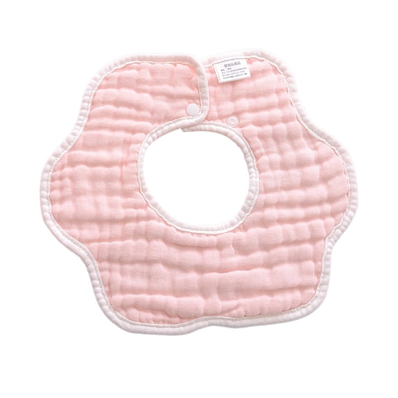 Organic Muslin Baby Feeding Bib with Adjustable Design for Girls and Boys Soft Unisex Lap 8-Pack Set