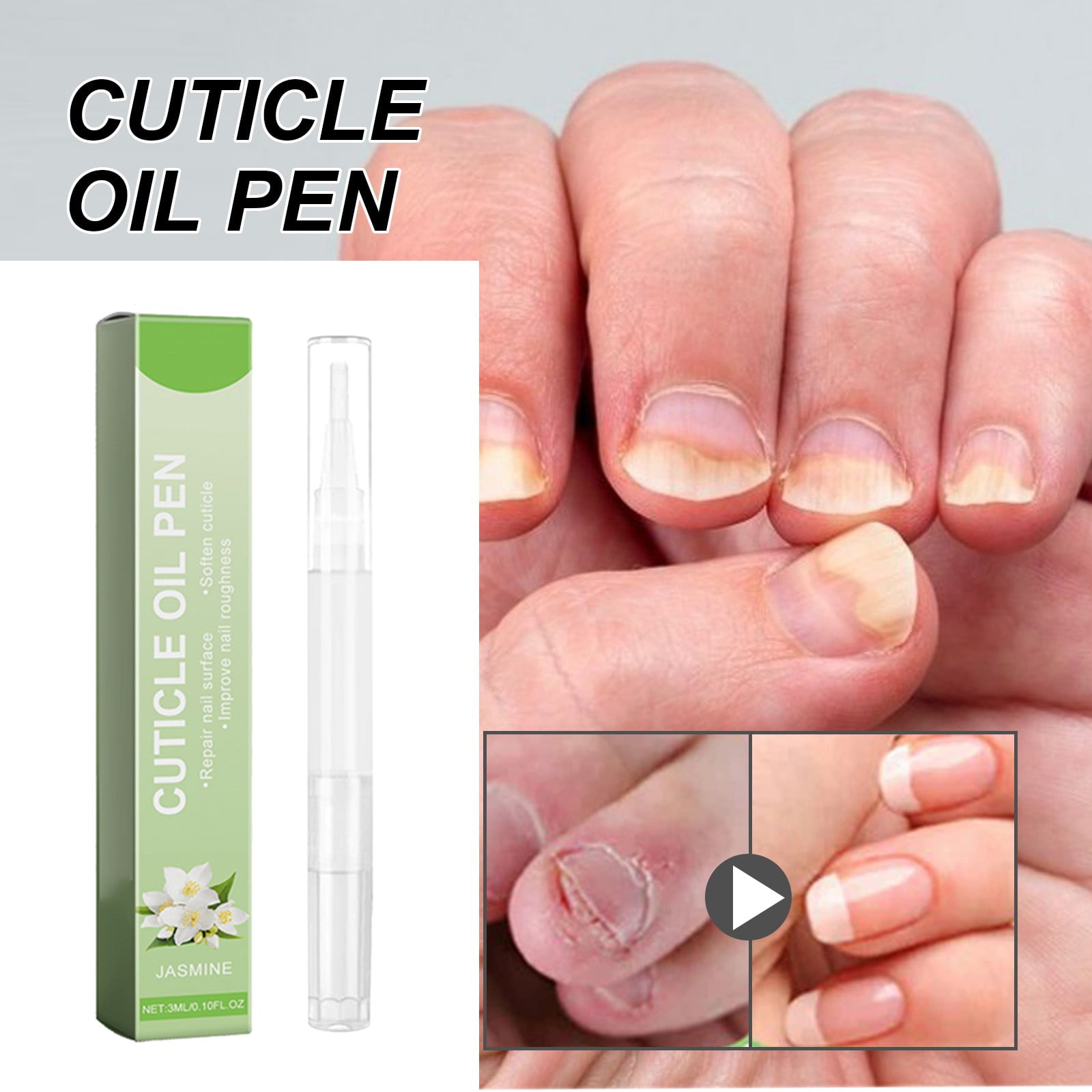 Organic Nail Care Oil Strengthens Conditions Nails Cuticles Skin With