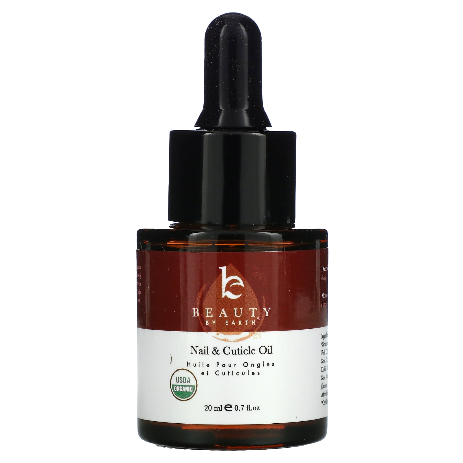 Organic Nail & Cuticle Oil, 0.7 fl oz (20 ml), Beauty By Earth