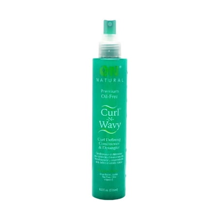 Organic Natural Curl N Wavy Curl Defining Conditioner and Detangler Peppermint 8 oz