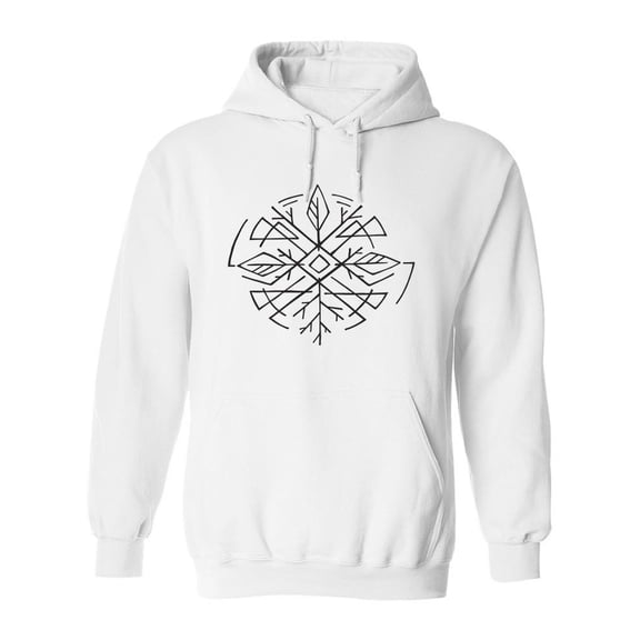 Organic Natural Symbol. Hoodie Men -Image by Shutterstock, Male x-Large