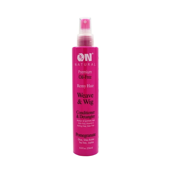 Organic Natural Weave Wig Conditioner Detangler Spray Pomegranate 8 oz