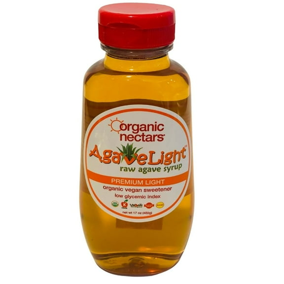 Organic Nectars Light Agave Syrup 17 oz.