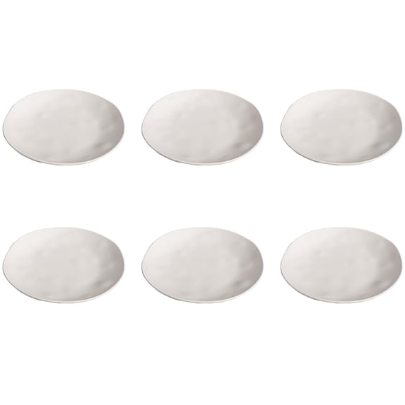 Organic NewWave Melamine Salad Plate - Cream - 8.5" - Set of 6