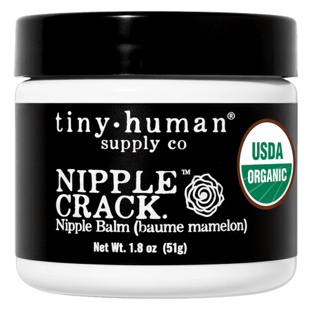 Organic Nipple Cream, Nipple Crack, Lanolin-Free Breastfeeding Nipple Balm, Tiny Human Supply Co