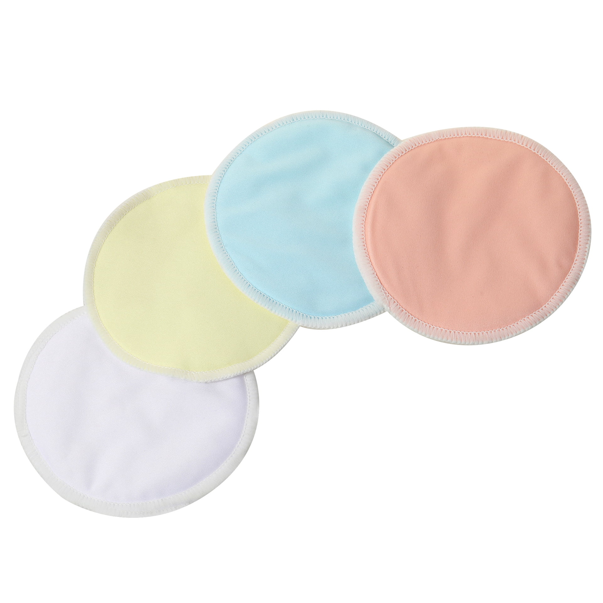 Bra Liners 6-Pack - Cotton & Viscose From Bamboo, Sweat-Wicking & Super Soft, Large White - View #12