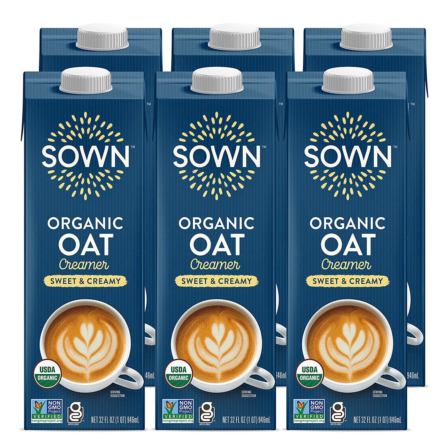 Organic Oat Creamer Sweet & Creamy Barista Oat Milk Non Dairy Coffee