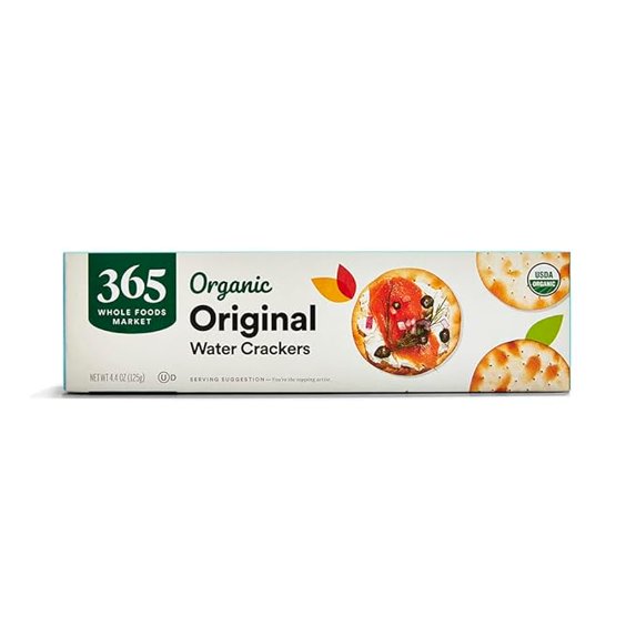 Organic Original Water Crackers, 4.4 oz Pack of 1
