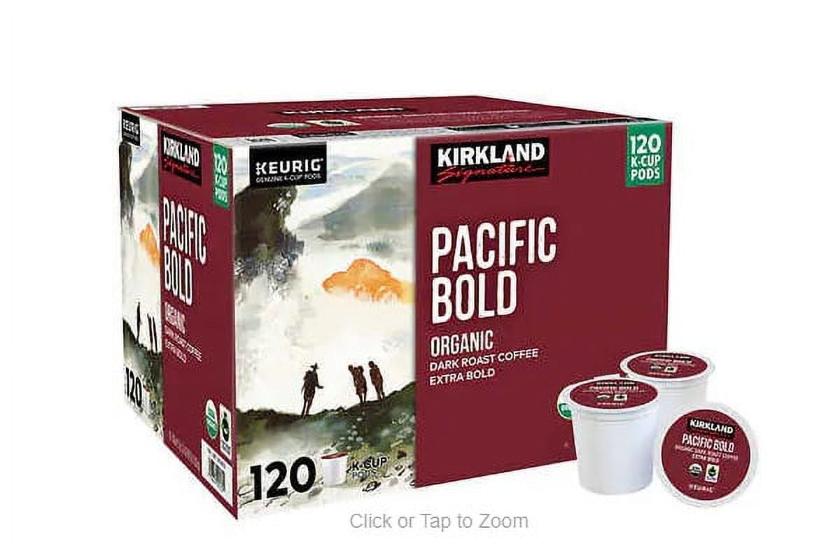 Pacific Bold オーガニック　ダークロースト　120個 K-Cup Organic Pacific Bold Dark-Roast Coffee, 120 K-Cup Pods - Walmart.com
