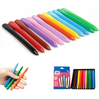SDJMa 8 in 1 Multicolor Crayons, Retractable Crayons Pens Colored Pencil 8  Colors Painting Crayons Pens for Students Kids Classroom School Activities