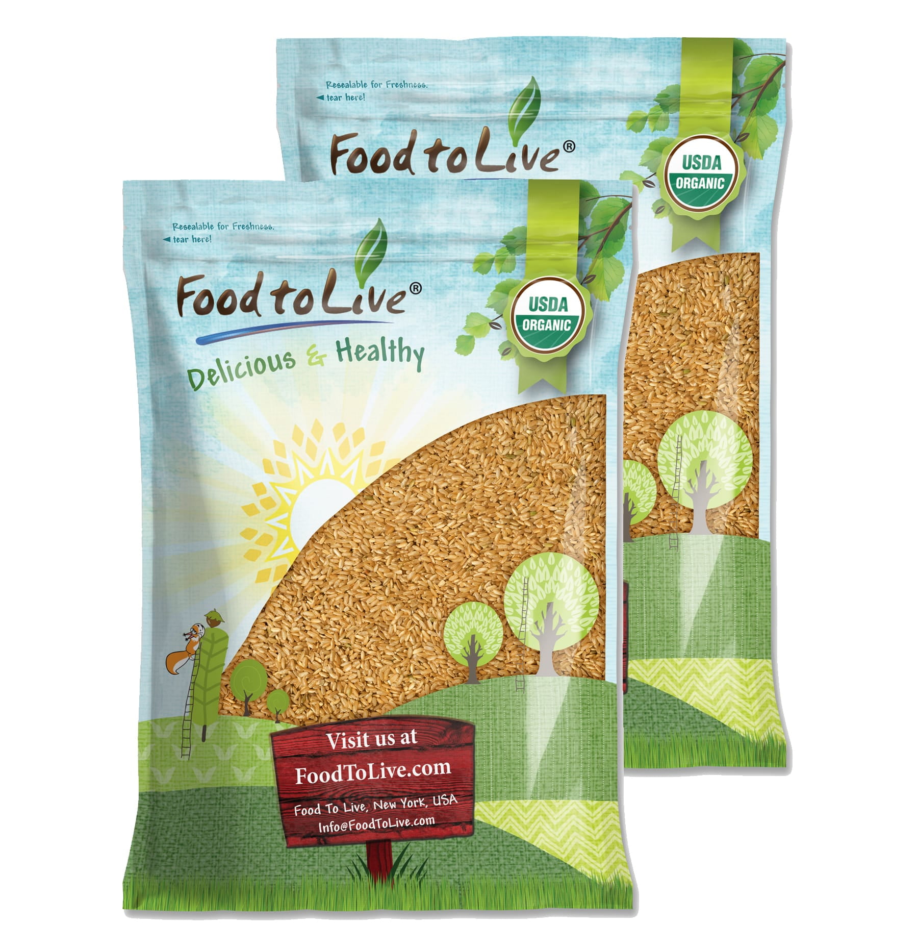 Organic Parboiled Long Grain White Rice – 5 Lb Bulk Bag, Non-GMO, Vegan, Great For Pilaf & Indian Dishes