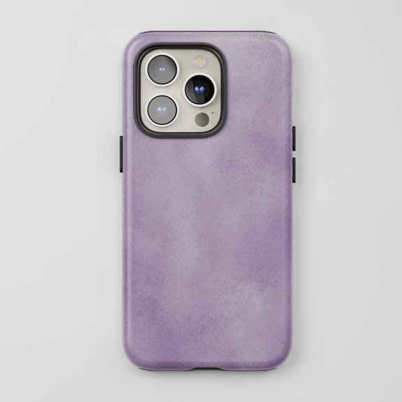 Organic Pattern For All iPhone Series Tough Phone Case Abstract Lavender
