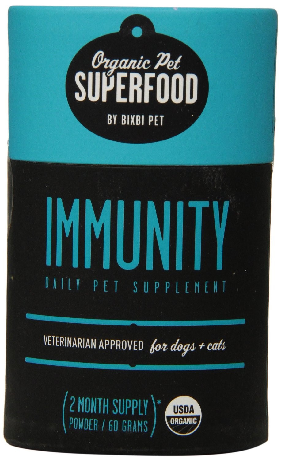 Organic Pet Superfood Immunity Premium Supplement For Dogs And Cats 60 Grams