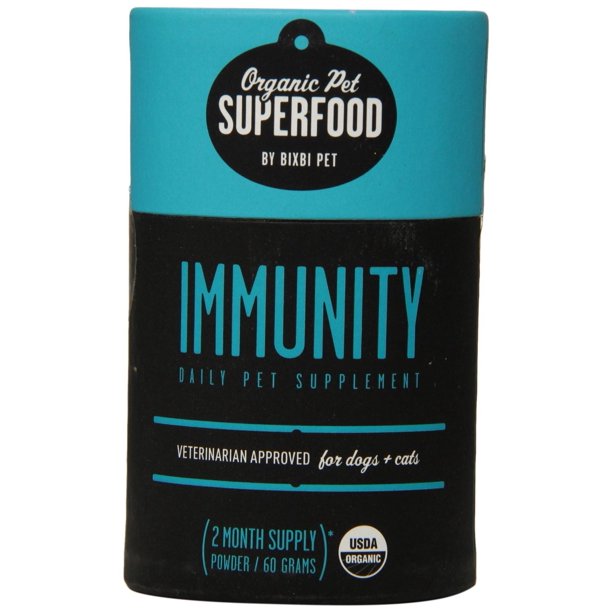 Organic Pet Superfood Immunity Premium Supplement For Dogs And Cats 60