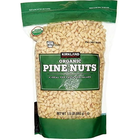 Organic Pine Nuts Resealable Bag - 1.5 Lbs