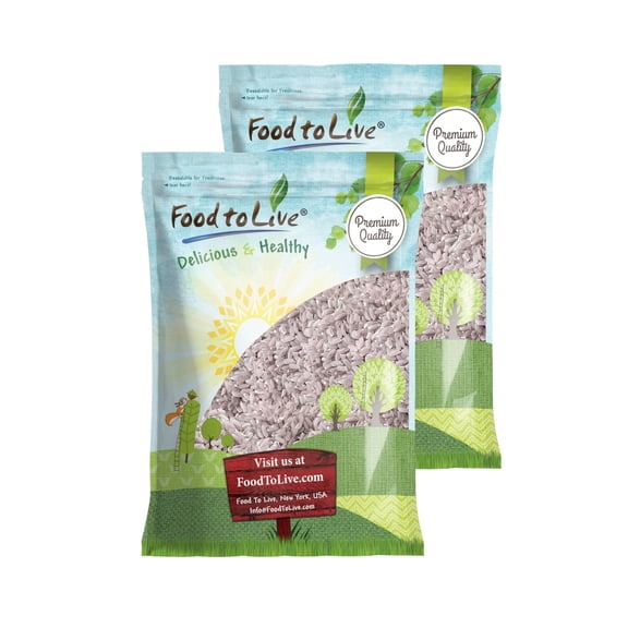 Organic Pink Flamingo Rice, 20 Pounds  Non-GMO, Vegan, Kosher, Bulk - by Food to Live