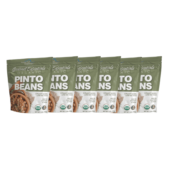 Organic Pinto Beans, 1 lb. (6 pack) - Mountain High Organics
