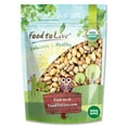 thumbnail image 1 of Organic Pistachios Roasted and Salted, 0.5 Pounds — Non-GMO, Vegan — by Food to Live, 1 of 8