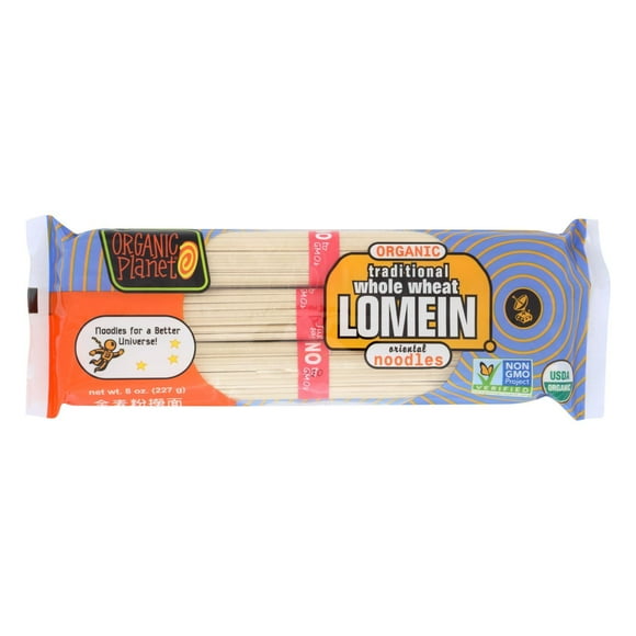 Organic Planet Traditional Whole Wheat Lomein Noodles, 8 OZ