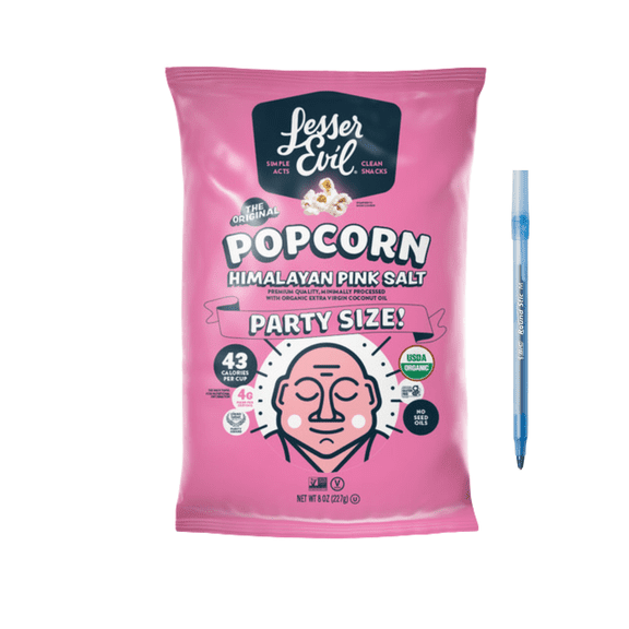 Organic Popcorn, Himalayan Pink 8 oz